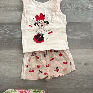 Disney Minnie Mouse Kids Set - Cream and Red